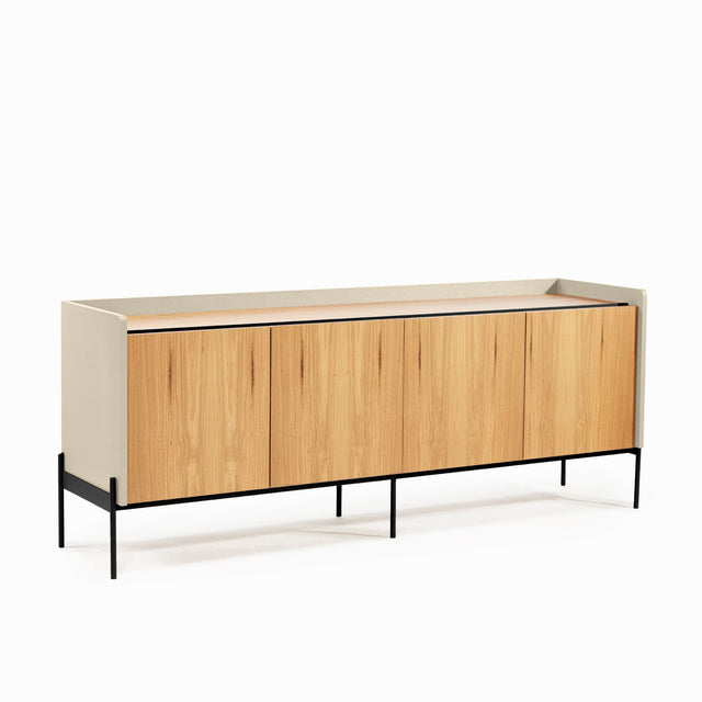 Comoda Baja Yerta - 4 Puertas - Talleres Sustentables